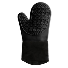 Non-Slip Silicone Oven Mitt Waterproof Heat Resistant Kitchen Gloves Long Cotton Bbq Oven Gloves for Barbecue Cooking Baking - Otaj Gifts