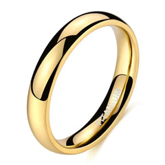 Blue Men Wedding Band Titanium Rings Engagement Rings For Women High Polished Rings - Otaj Gifts