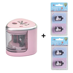 TENWIN 8004 Double Holes Electric Pencil Sharpener Home School Office Desktop Pencil Sharpener Students Supplies Stationery - Otaj Gifts
