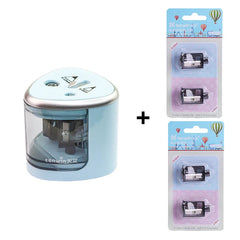 TENWIN 8004 Double Holes Electric Pencil Sharpener Home School Office Desktop Pencil Sharpener Students Supplies Stationery - Otaj Gifts