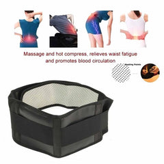 Tcare M - 4XL Adjustable Tourmaline Self Heating Magnetic Therapy Back Waist Support Belt Lumbar Brace Massage Band Health Care - Otaj Gifts