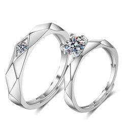 Romantic Couples  Ring Heart Zircon Adjustable to show your Endless Love - Otaj Gifts