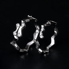 Romantic Couples  Ring Heart Zircon Adjustable to show your Endless Love - Otaj Gifts