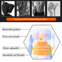 Tcare M - 4XL Adjustable Tourmaline Self Heating Magnetic Therapy Back Waist Support Belt Lumbar Brace Massage Band Health Care - Otaj Gifts