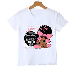Children's T-Shirts White Summer Top - Otaj Gifts