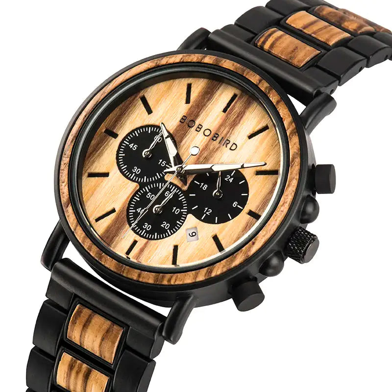 BOBO BIRD Wooden Men's Watch - Otaj Gifts