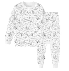 Children's Pajama Set Stick Figure - Otaj Gifts