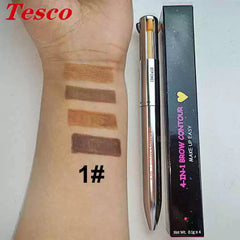 4in1facemakeupeyelinereyebrowlippen Beauty Color Four-in-One Cosmetic Brush - Otaj Gifts