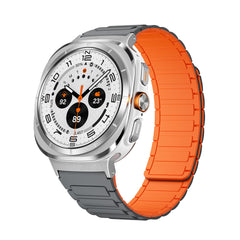 Silicone Magnetic Two-color Watch Strap - Otaj Gifts