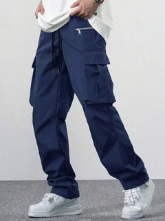 Loose Multi-pocket Casual Men's Overalls - Otaj Gifts