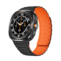 Silicone Magnetic Two-color Watch Strap - Otaj Gifts