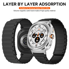 Silicone Magnetic Two-color Watch Strap - Otaj Gifts
