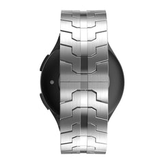 Suitable For Watch 4 5 6 Classic Button Head Grain Butterfly Clasp Stainless Steel Strap - Otaj Gifts