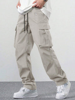 Loose Multi-pocket Casual Men's Overalls - Otaj Gifts