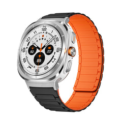 Silicone Magnetic Two-color Watch Strap - Otaj Gifts