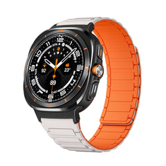 Silicone Magnetic Two-color Watch Strap - Otaj Gifts