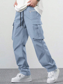 Loose Multi-pocket Casual Men's Overalls - Otaj Gifts