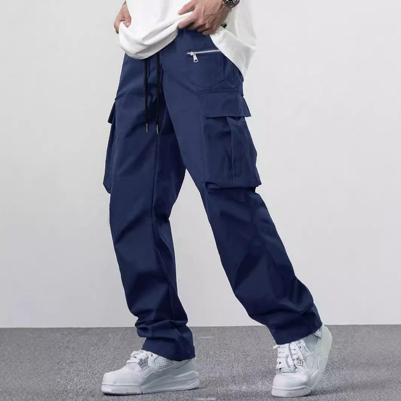 Loose Multi-pocket Casual Men's Overalls - Otaj Gifts
