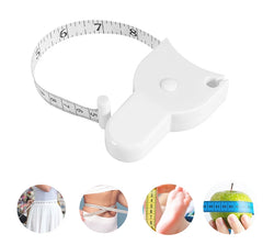Portable Fitness Telescopic Health Tape Measure With Handle Torch Y-shaped Tape Measure Waist Circumference Tape Measure - Otaj Gifts