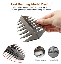 New Styling Hairdressing Men Women Beauty Salon Hair Hairdressing Black Plastic Brush Combs Hairbrush Modelling Designs Tools - Otaj Gifts