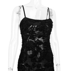 White Dress Women Halter Cotton Long Dress Lace Elegant Party Outfits - Otaj Gifts