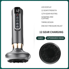 Electric Cupping Massager Vacuum Suction Cup GuaSha Anti Cellulite Beauty Health Scraping Infrared Heat Slimming Massage Therapy - Otaj Gifts