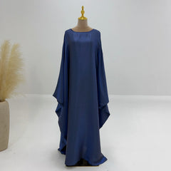 Butterfly Abaya Inside Inner Belt Muslim Party Long Dress Abayas for Women Dubai Turkey Islamic Clothing Ramadan Eid Kaftan Robe - Otaj Gifts
