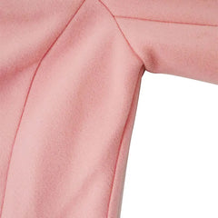Women Trench New Autumn Winter Pink Coat Fashion Streetwear Suit Collar Button Elegant Lady Coat Trench Slim Versatile Clothing - Otaj Gifts