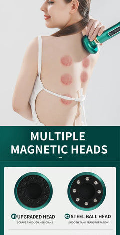 Electric Cupping Massager Vacuum Suction Cup GuaSha Anti Cellulite Beauty Health Scraping Infrared Heat Slimming Massage Therapy - Otaj Gifts