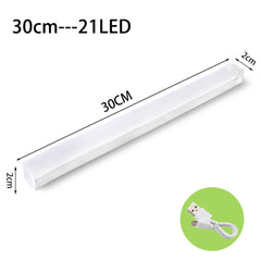 LED Motion Sensor Light Wireless LED Night Light Type C Rechargeable Light Cabinet Wardrobe Lamp Staircase Backlight For Kitchen - Otaj Gifts