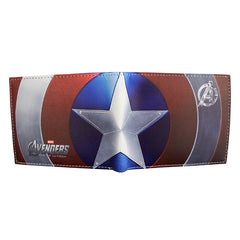 Hot Sell Marvel Comics Wallet Captain America Purse with Coin Pocket - Otaj Gifts