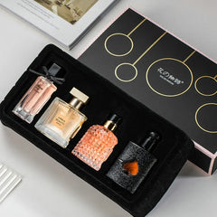 Women Perfume 105ml Gift Box Four Piece Set Fresh Lasting Fragrance Eau De Parfum Plant Floral Scent Fresh Духи Женские - Otaj Gifts