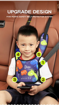 Car Belt Cover For Kids Adjustable Accessories 2023 Portable Baby Safety Belt Cover Automotive Interior Seat Patt - Otaj Gifts