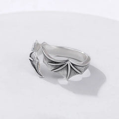 Retro Angel Demon Wings Creative Ring For Men Women Punk Gothic Open Ring Handmade Unisex Jewelry Accessories Gift For Lovers - Otaj Gifts