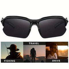 Outdoor Polarized Fashionable Sports Glasses for Men and Women, Windproof Suitable for Baseball Running Fishing Golf and Driving - Otaj Gifts