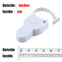 Portable Fitness Telescopic Health Tape Measure With Handle Torch Y-shaped Tape Measure Waist Circumference Tape Measure - Otaj Gifts