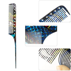 Chinese Dragon Personality Hair Cutting Comb Salon Hair Stylist Professional Male Female Hair Styling Pointed Tail Comb Combs - Otaj Gifts