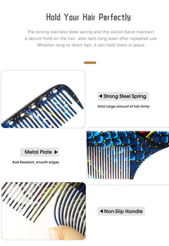 Chinese Dragon Personality Hair Cutting Comb Salon Hair Stylist Professional Male Female Hair Styling Pointed Tail Comb Combs - Otaj Gifts