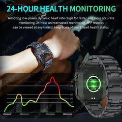2025 New style Military Smart Watch Men IP68 5ATM Outdoor Sports Fitness Tracker Health Monitor 1.81Inch BT Call Smartwatch - Otaj Gifts