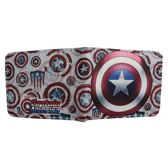 Hot Sell Marvel Comics Wallet Captain America Purse with Coin Pocket - Otaj Gifts