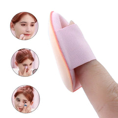 5/10Pcs Mini Finger Puff Foundation Small Air Cushion Powder Sponge Face Concealer BB Cream Cosmetic Applicator Makeup Tools - Otaj Gifts