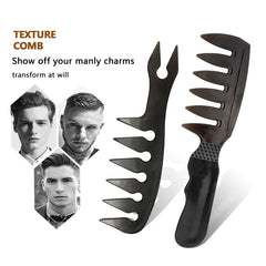 New Styling Hairdressing Men Women Beauty Salon Hair Hairdressing Black Plastic Brush Combs Hairbrush Modelling Designs Tools - Otaj Gifts