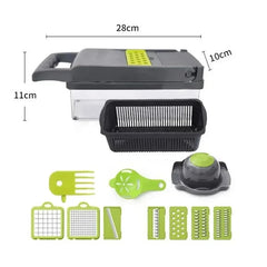 Xiaomi 14/16 in 1 Multifunctional Vegetable Chopper Cutting Artifact Vegetable Slicer Diced Food Handle Grate Chopper Kitchen - Otaj Gifts