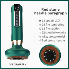Electric Cupping Massager Vacuum Suction Cup GuaSha Anti Cellulite Beauty Health Scraping Infrared Heat Slimming Massage Therapy - Otaj Gifts