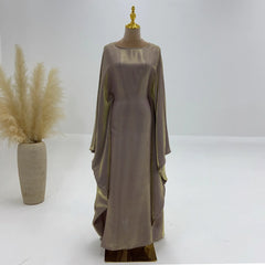 Butterfly Abaya Inside Inner Belt Muslim Party Long Dress Abayas for Women Dubai Turkey Islamic Clothing Ramadan Eid Kaftan Robe - Otaj Gifts