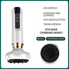 Electric Cupping Massager Vacuum Suction Cup GuaSha Anti Cellulite Beauty Health Scraping Infrared Heat Slimming Massage Therapy - Otaj Gifts