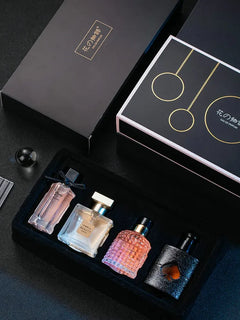 Women Perfume 105ml Gift Box Four Piece Set Fresh Lasting Fragrance Eau De Parfum Plant Floral Scent Fresh Духи Женские - Otaj Gifts