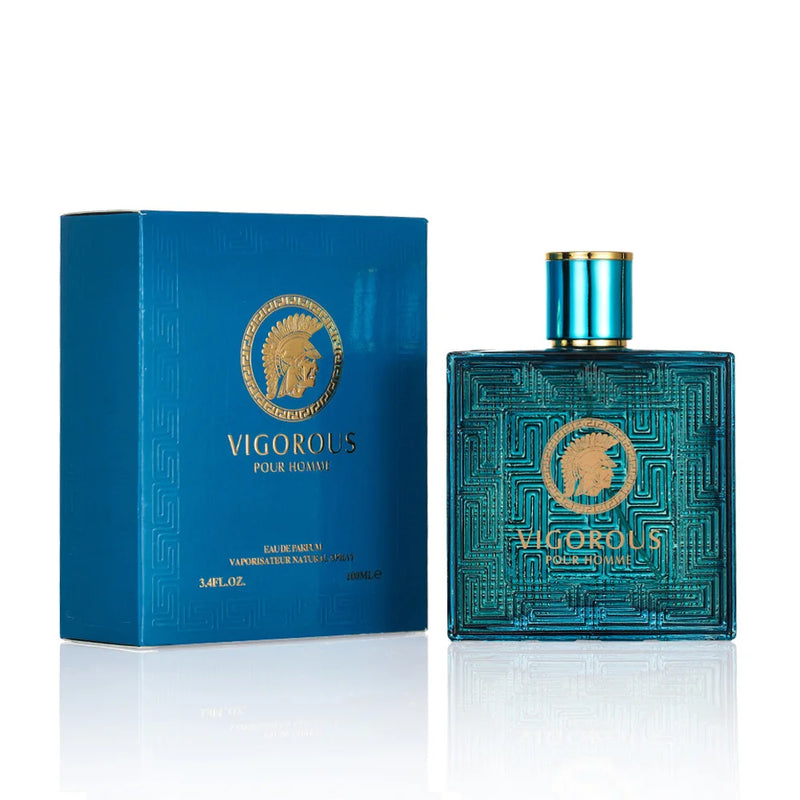 100ML 3.4FL.OZ Men's Perfume Eros EDP, Fougère Notes Men's Colognes Vanilla, Green Leaves, Fresh & Spicy Fragrance Spray for Man - Otaj Gifts