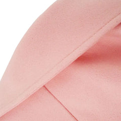Women Trench New Autumn Winter Pink Coat Fashion Streetwear Suit Collar Button Elegant Lady Coat Trench Slim Versatile Clothing - Otaj Gifts