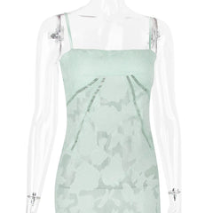 White Dress Women Halter Cotton Long Dress Lace Elegant Party Outfits - Otaj Gifts